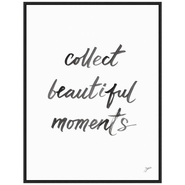 Amanti Art 22 .50 in. x 29.50 in. Collect Beautiful Moments Valentine's Day Holiday Framed Canvas Wall Art