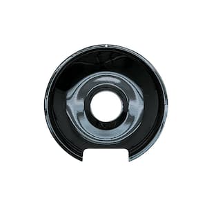 6 in. Drip Pan in Black Porcelain