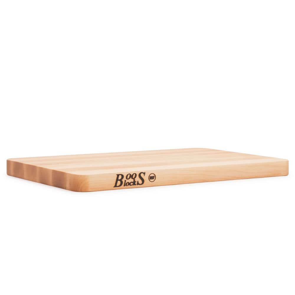 Maple Wood 16" x 10" Reversible Cutting Board with Eased Corners