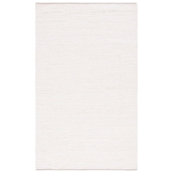 Natura 8 ft. x 10 ft. Ivory/Beige Striped Marle Area Rug