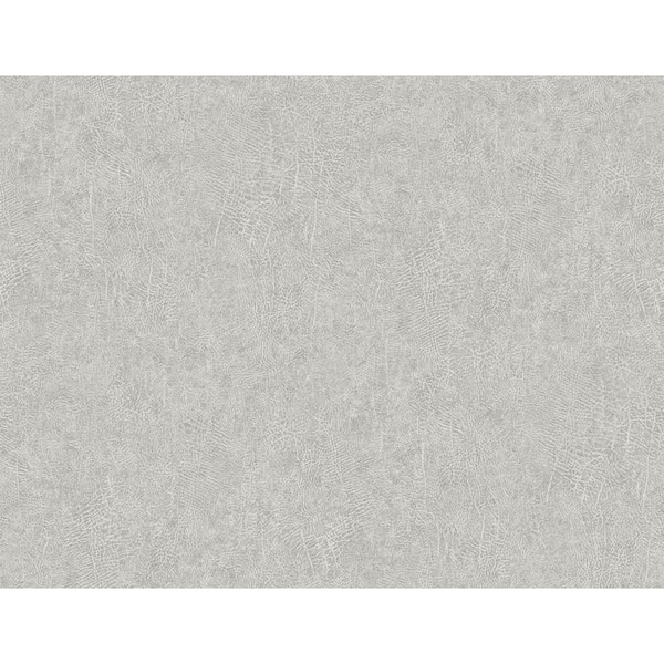 CASA MIA Leather Effect Imitation Light Gray Vinyl Type-2 Non-Pasted Strippable Wallpaper Roll (Cover 60.75 sq. ft.)