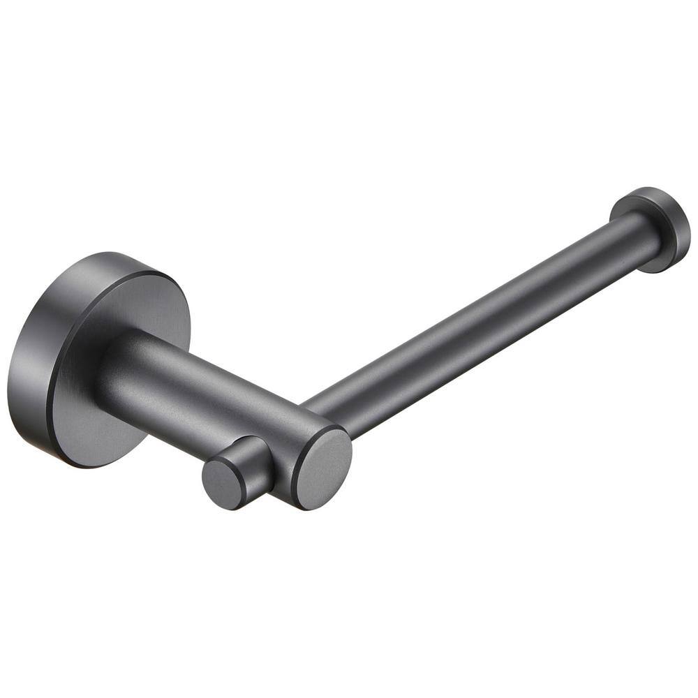 Wall Mount Toilet Paper Holder in Gun Grey for Bathroom, Kitchen, Washroom