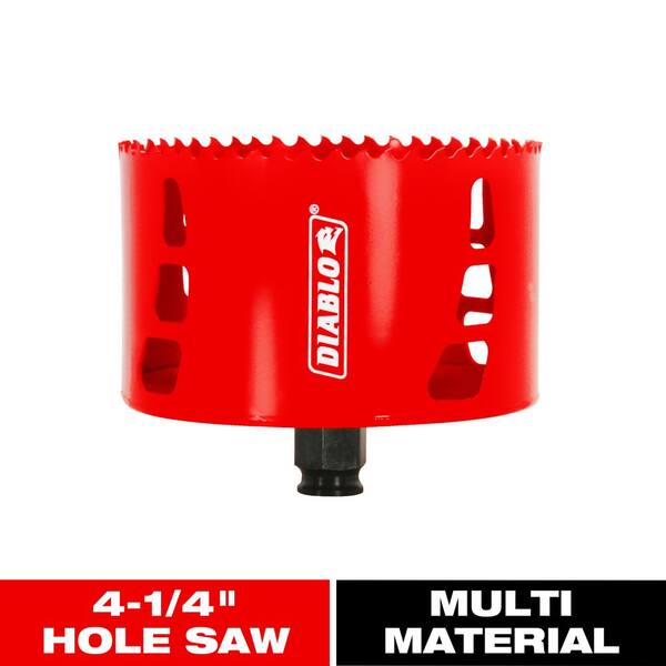Drill Hog 4-3/4" Bi-Metal Hole Saw – HI-Moly M7, Lifetime Warranty, Made In USA
