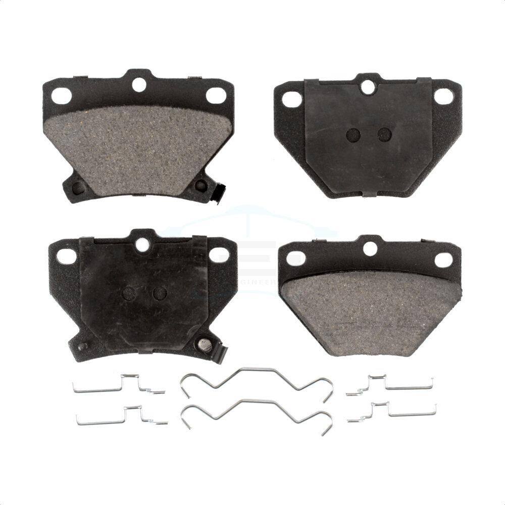 Detroit Axle Rear Ceramic Brake Pads With Hardware For Toyota Corolla Matrix Scion XB TC Yaris