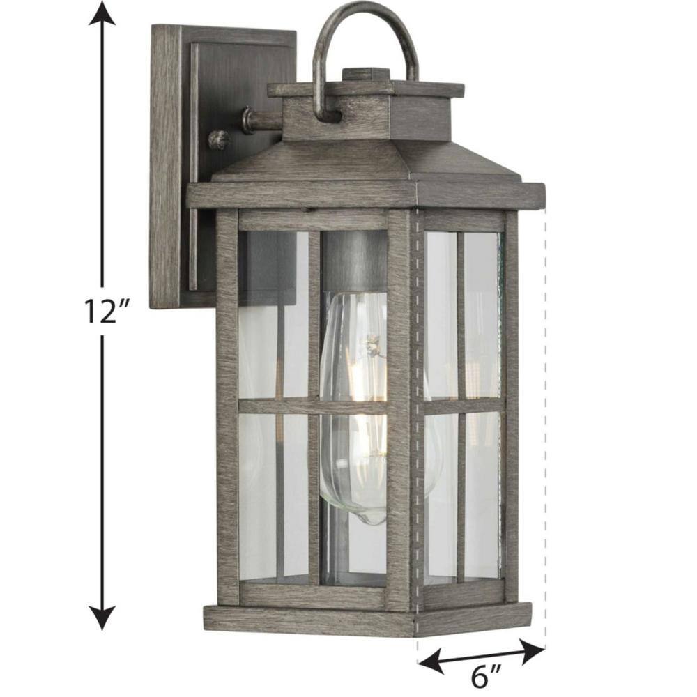 Antique Pewter 12" Direct Wired Electric Outdoor Lantern