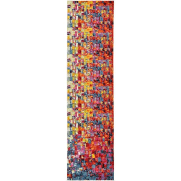 Lyon Athena Multi 2' 7 x 10' 0 Runner Rug