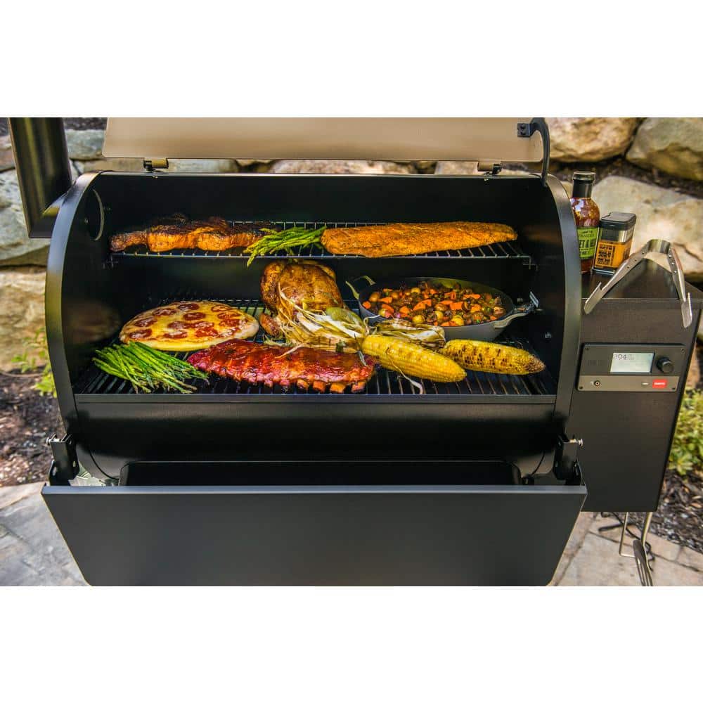 Black Heavy-Duty Steel Folding Grill Shelf, 32-5/8" x 11-5/8"