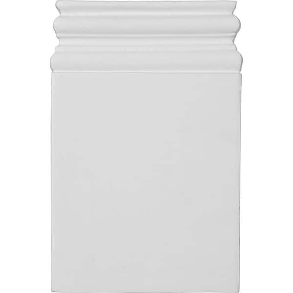 Ekena Millwork 6-1/4 in. x 1 in. x 9-3/4 in. Diane Plinth Block