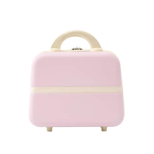 4-Piece Light Pink Hardshell and Cosmetic Case Spinner Luggage Set with TSA Lock Lightweight