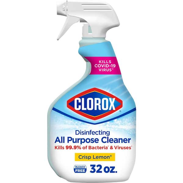 Clorox 32 oz. Crisp Lemon Scent Bleach Free Disinfecting All-Purpose Cleaner Spray