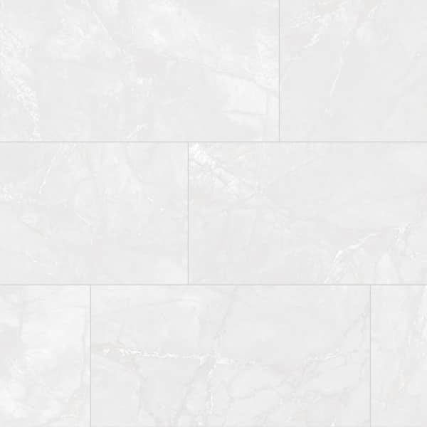Florida Tile Home Collection Michelangelo Grey 12 in. x 24 in. Porcelain Floor and Wall Tile Sample (1.9 sq. ft. /Piece)