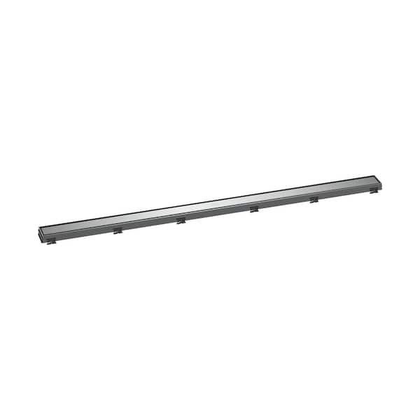 Hansgrohe RainDrain Match Stainless Steel Linear Tileable Shower Drain Trim for 47 1/4 in. Rough in Chrome
