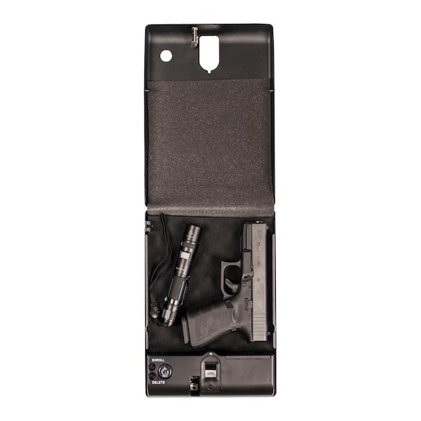20 Gauge Steel Housing Pistol Gun Keypad Safe With Foam Lining And Back Up Key 