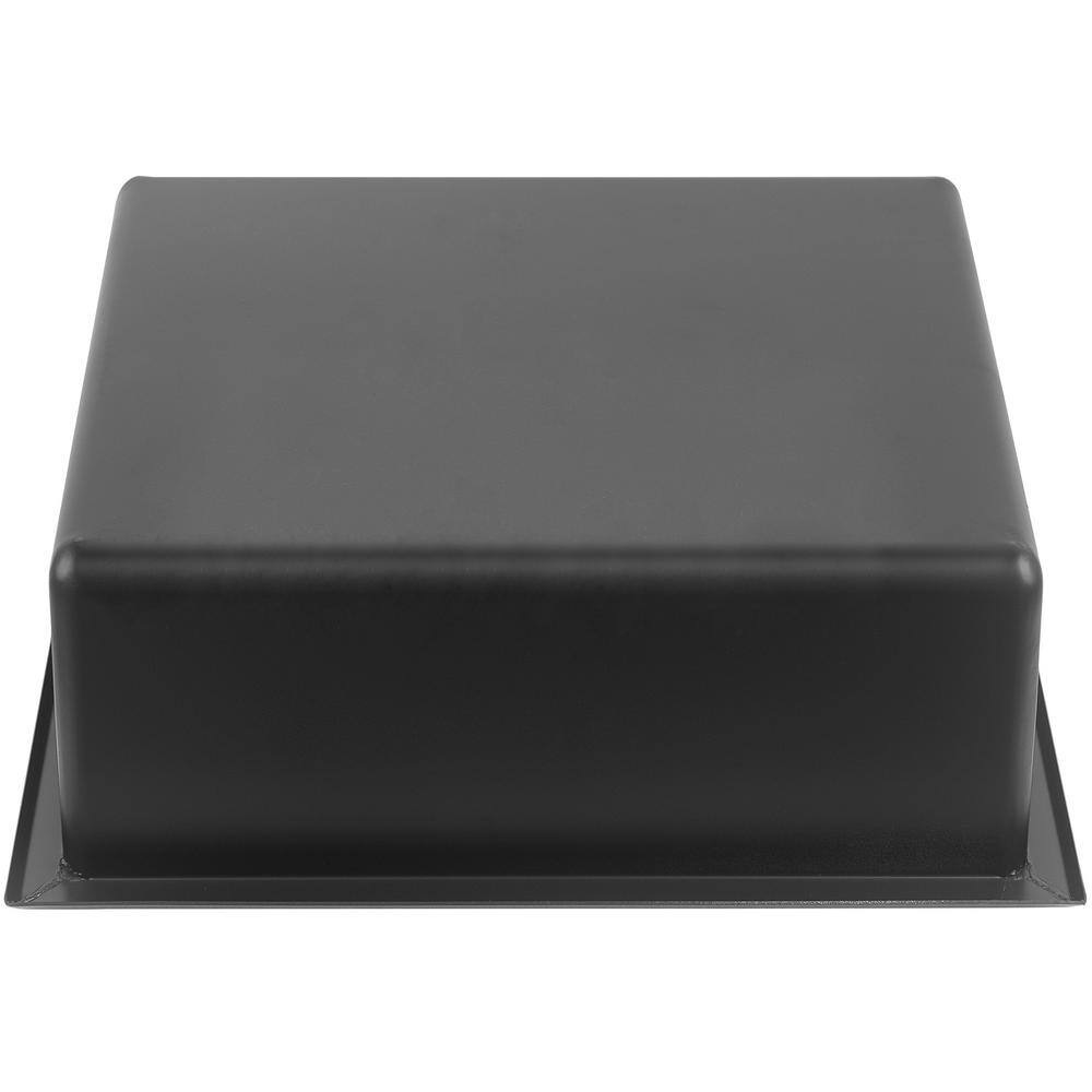 12-Inch Matte Black Stainless Steel Shower Niche