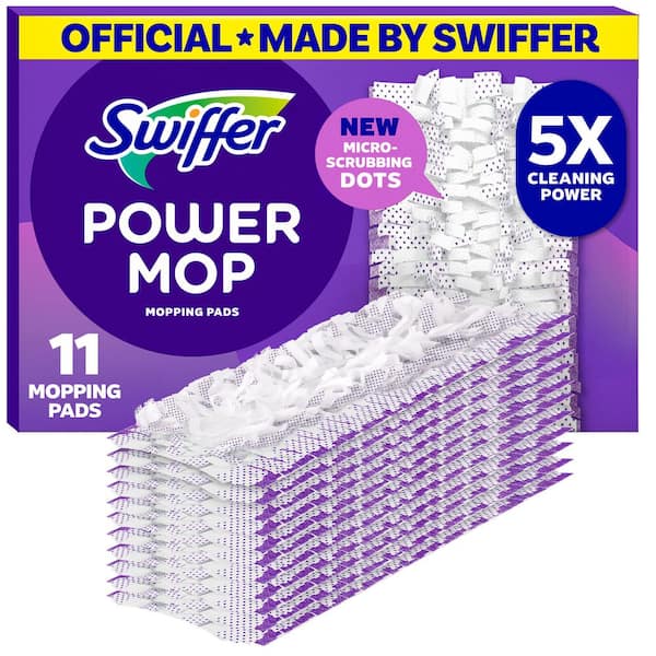 Power Mop Multi-Surface Mopping Pad Refills (11-Count)