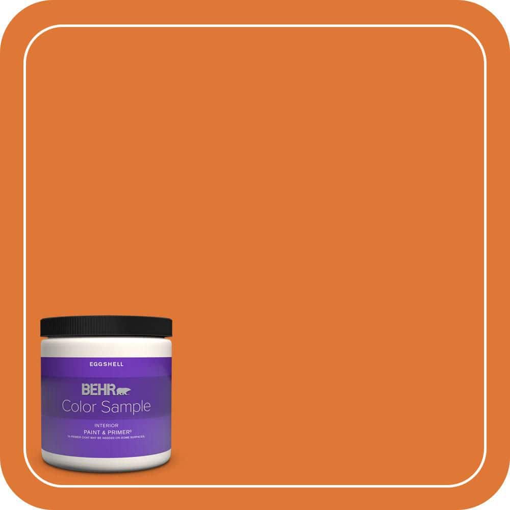 8 oz. #240B-7 Carrot Stick Eggshell Enamel Interior Paint & Primer Color Sample price history on PriceWatchPro