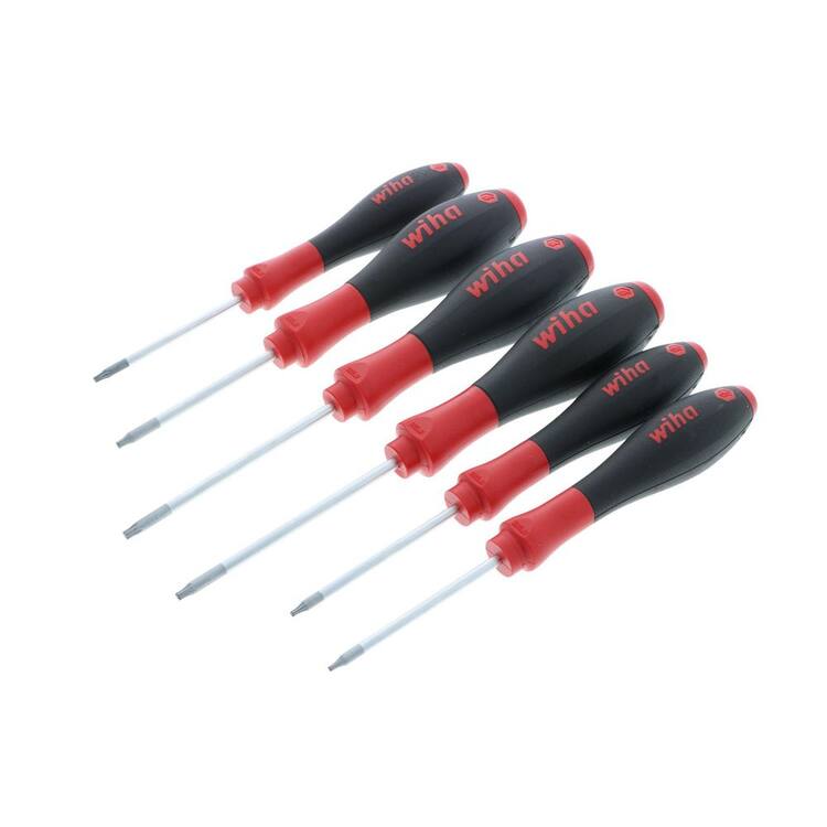 Wiha 6 Piece SoftFinish Torx Screwdriver Set-T6-T15
