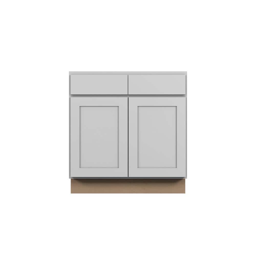 Bedford Shaker 33 in. W x 34.5 in. H x 24 in. D in Painted White Plywood As