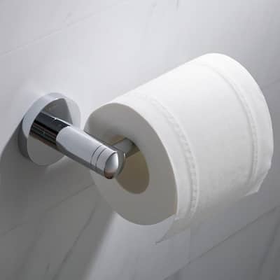 Elie Bathroom Toilet Paper Holder in Chrome