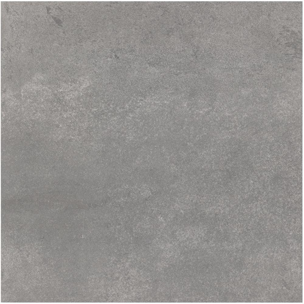 Delegate Dark Grey Matte 24 in. x 24 in. Color Body Porcelain Floor and Wal