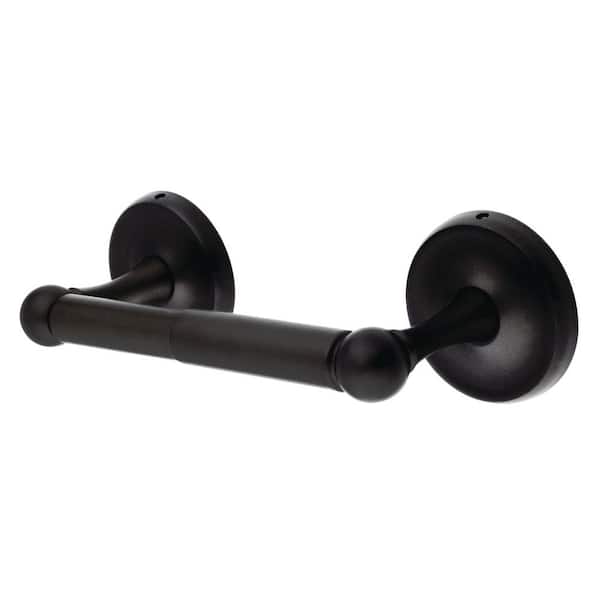 Kingston Brass Classic Wall Mount Toilet Paper Holder in Matte Black