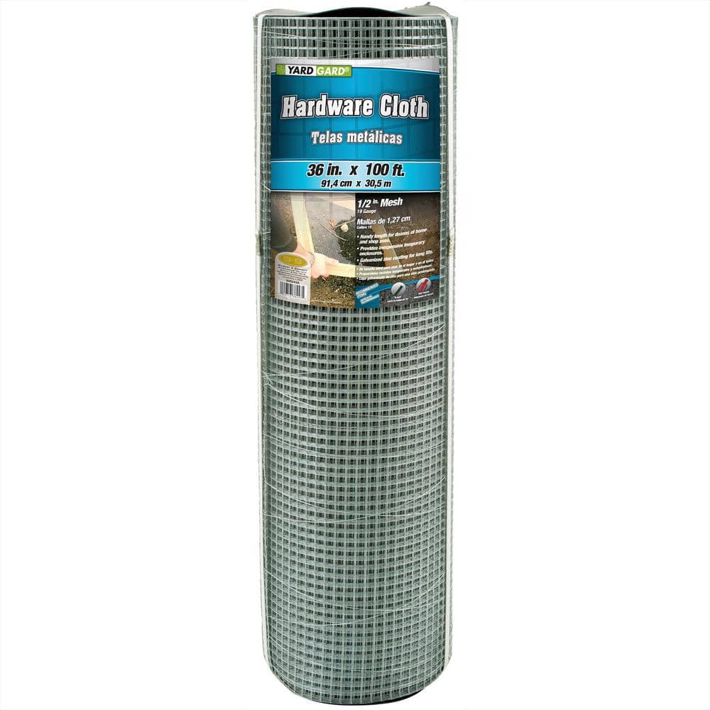 Silver Galvanized Metal Mesh Fence with 1/2 Inch Mesh