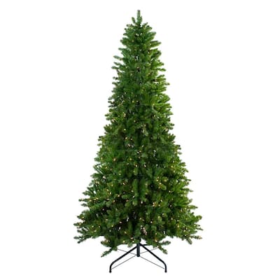 10 ft. x 62 in. Pre-Lit Eastern Pine Slim Artificial Christmas Tree Clear Lights