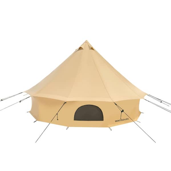WHITEDUCK Regatta Bell Tent-13 ft. (Sandstone Beige, Fire Water