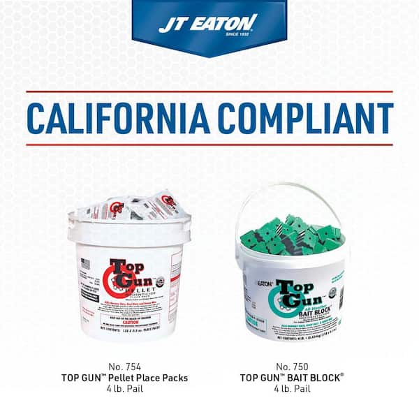 JT Eaton Toxic Peanut Butter-Flavored Rodenticide Bait Blocks For Mice and Rats 4 lb 64 pk JT Eaton Toxic Peanut Butter-Flavored Rodenticide Bait Blocks For Mice and Rats 4 lb 64 pk