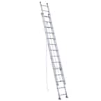 28 ft. Aluminum D-Rung Extension Ladder with 300 lbs. Load Capacity Type IA Duty Rating