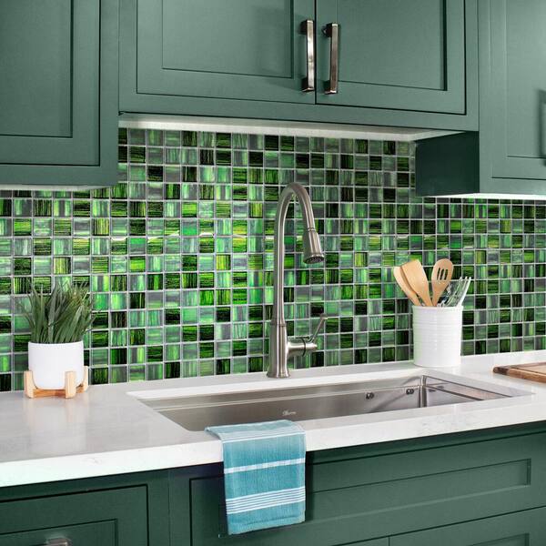 Designer Lithos Blue Vintage Mosaic Tiles Walls Floor Bathroom Kitchen