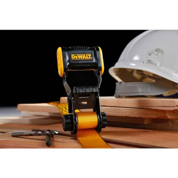 DEWALT 12 ft. x 1.25 in. Ratchet Tie Down Straps 1800 LB Break Strength  (2-Pack) DXBC18002 - The Home Depot