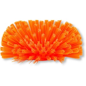Sparta 5.25 in. x 7.5 in. Orange Polypropylene Kettle Brush (2-Pack)