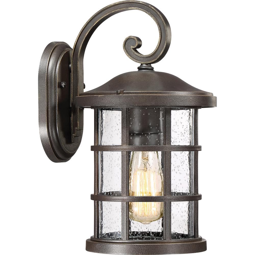 Crusade 1-Light Bronze Outdoor Wall Lantern Sconce price history on PriceWatchPro