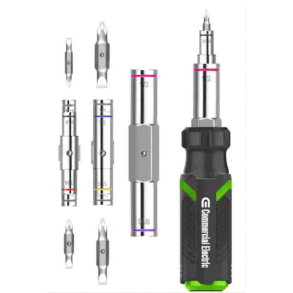 14-in-1 Multi-Bit Screwdriver/Nut Driver