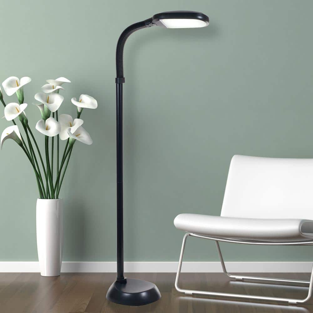 60 in. Black Indoor Sunlight Floor Lamp with Dimmer Switch price history on PriceWatchPro