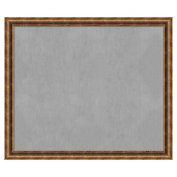 Amanti Art Manhattan Bronze 53 in. x 45 in. Framed Magnetic Board