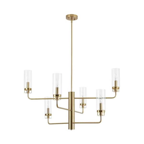 Kichler Alden 6-Light Polished Gold Transitional Chandelier