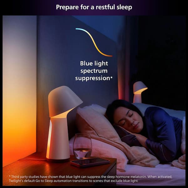 Philips Hue Hue Bedside Lamp 585604 - The Home Depot