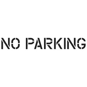 Polystyrene paint stencils for parking lot striping