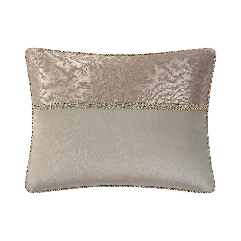 Queen Taupe Down Alternative Reversible Comforter Set
