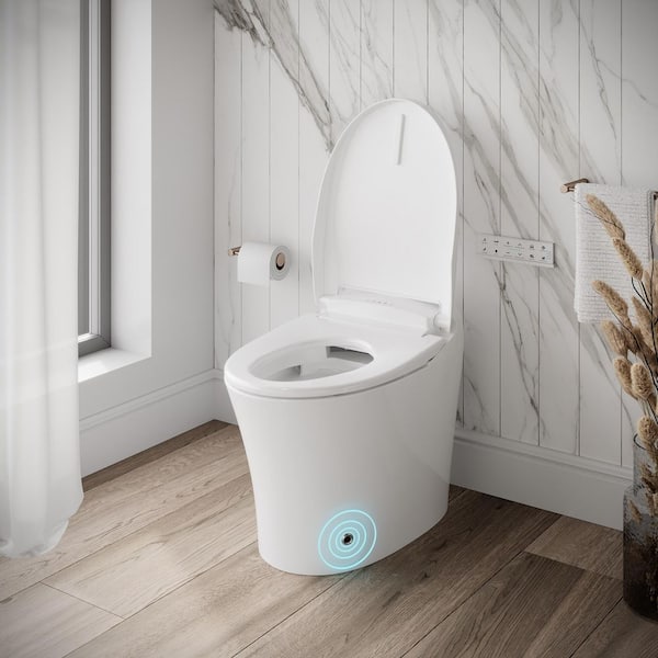 Streamline LT-389 Tankless Elongated Smart Bidet Toilet with Auto Flush