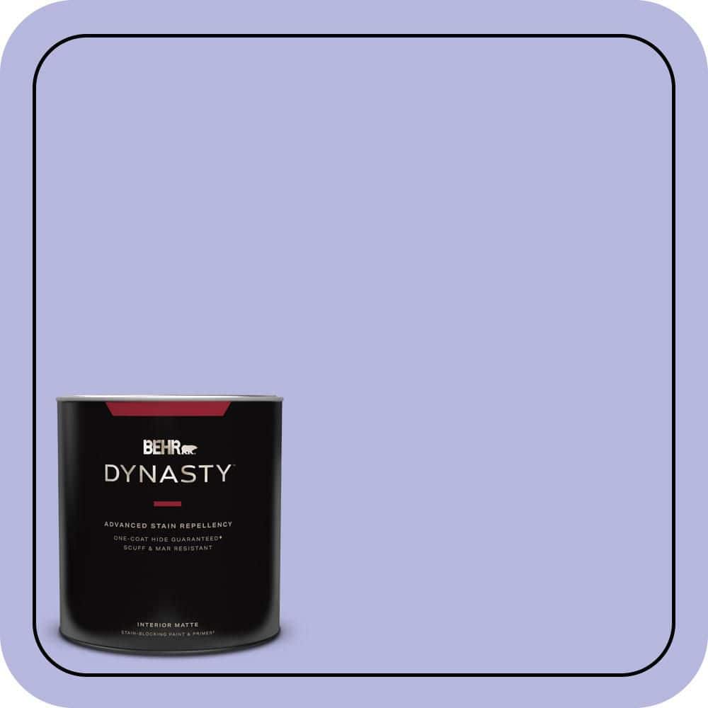 1 qt. #P550-3 Lavender Cloud Matte Interior Stain-Blocking Paint & Primer price history on PriceWatchPro