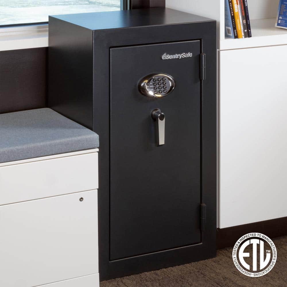 Black Digital Fireproof Waterproof Safe with Keypad Lock
