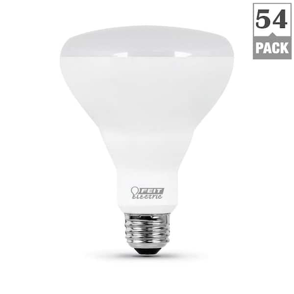 feit electric 65 watt br30 dimmable flood led light bulbs