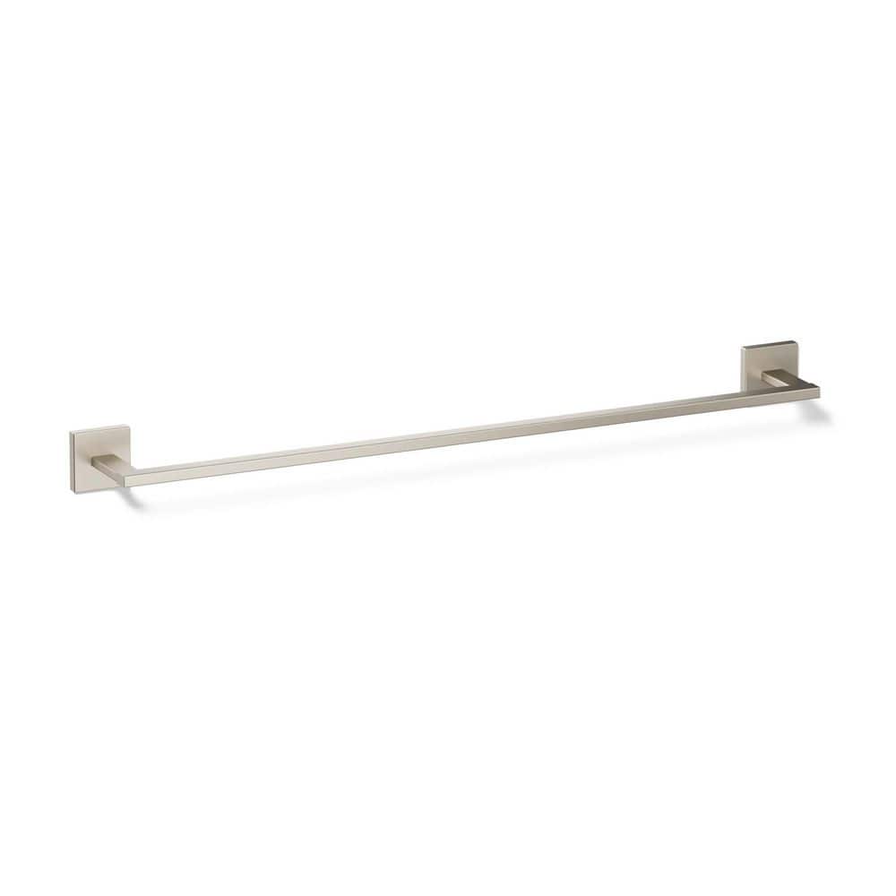 Square 24 in. Wall Mounted Towel Bar in Vibrant Brushed Nickel price history on PriceWatchPro