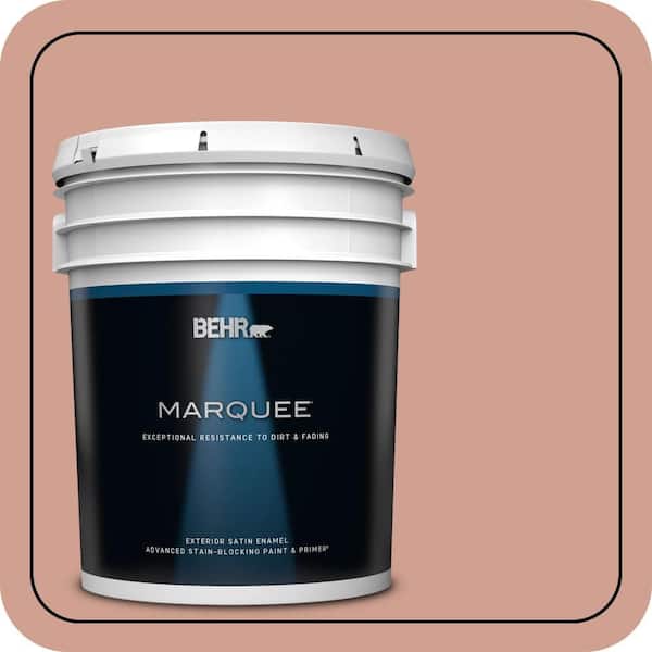 BEHR MARQUEE 5 gal. #S180-4 Shiny Kettle Satin Enamel Exterior Paint & Primer