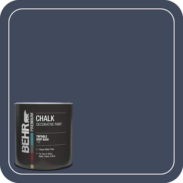 1 qt. #S530-7 Dark Navy Interior Chalk Decorative Paint