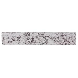 21.13 in. W x 0.75 in. D x 3.5 in. H Stone Effects Cultured Marble Sidesplash in Bianco Antico