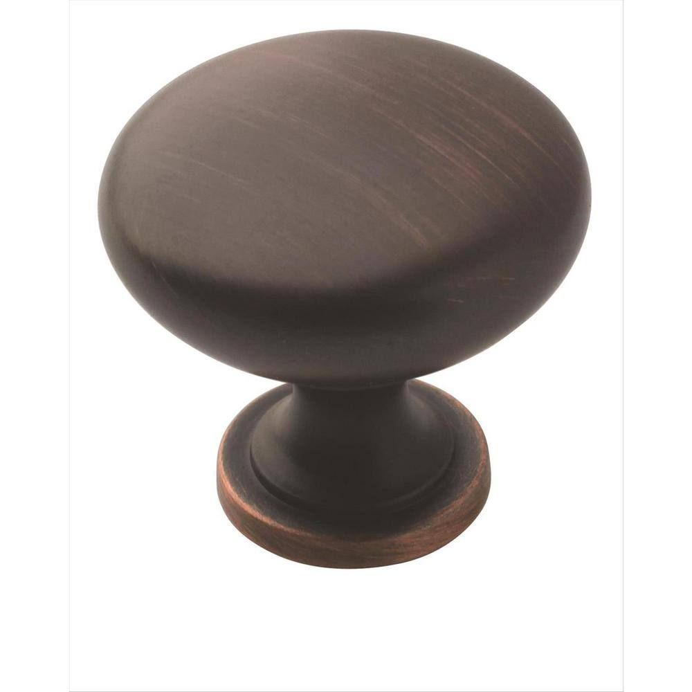 Edona 1-1/4 in. (32mm) Traditional Oil-Rubbed Bronze Round Cabinet Knob (25